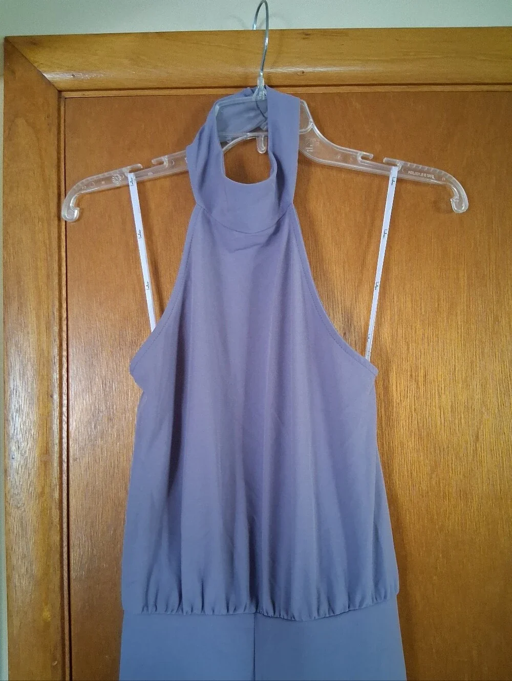 NWT Lulus Moment Of Life Halter Pocket Jumpsuit Size Medium